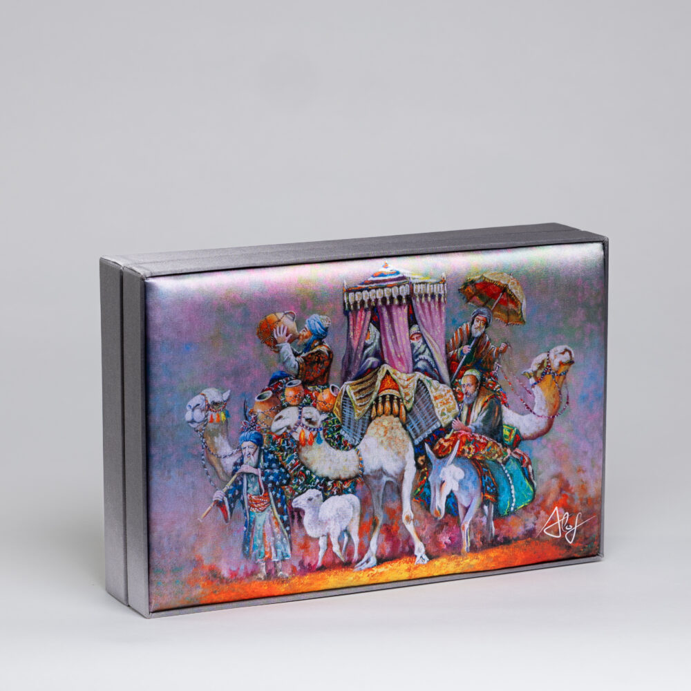 Silk Wedding Caravan Box